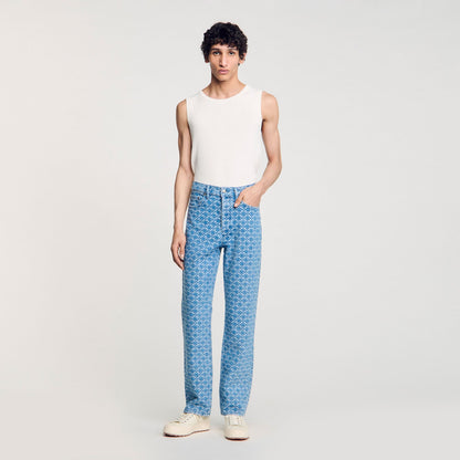 Regular-fit Square Cross jeans | Sandro