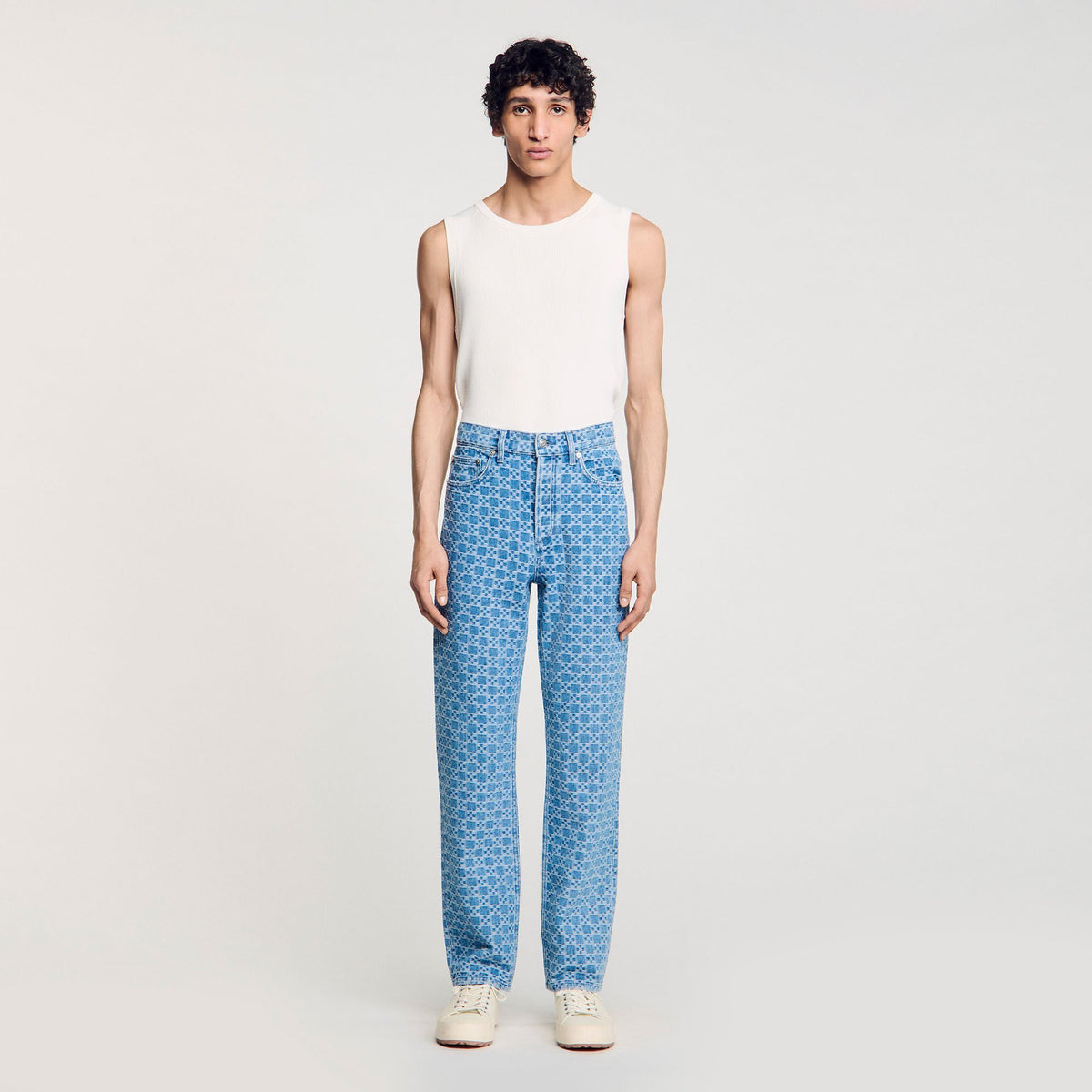 Regular-fit Square Cross jeans | Sandro