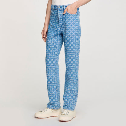 Regular-fit Square Cross jeans | Sandro