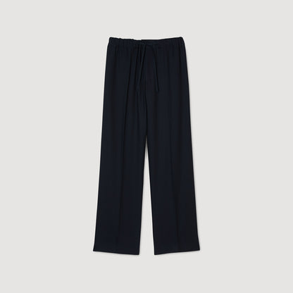 Elasticated wide-leg trousers | Sandro