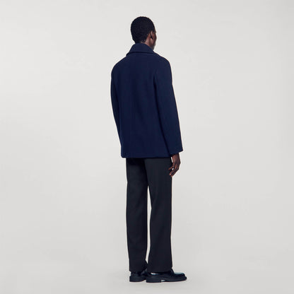 Wool pea coat | Sandro