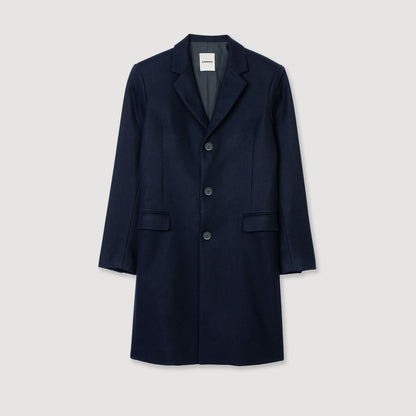 Wool broadcloth coat | Sandro