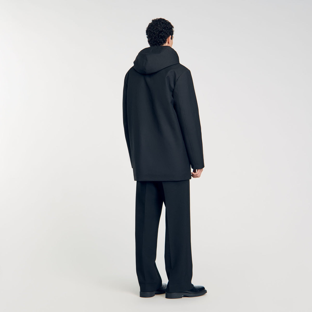 Hooded parka with zip | Sandro