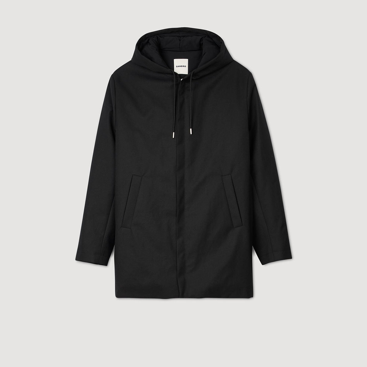 Hooded parka with zip | Sandro