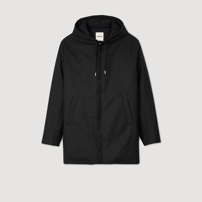 Hooded parka with zip | Sandro
