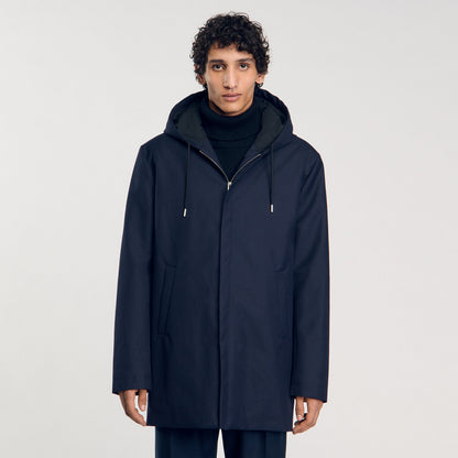 Hooded parka with zip | Sandro