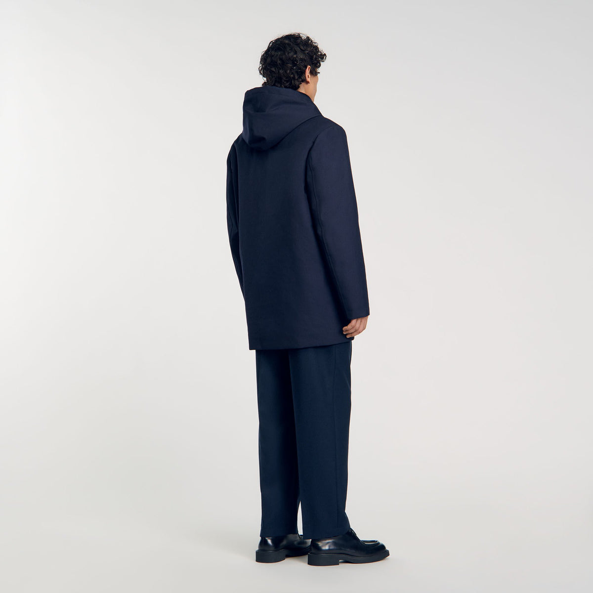 Hooded parka with zip | Sandro