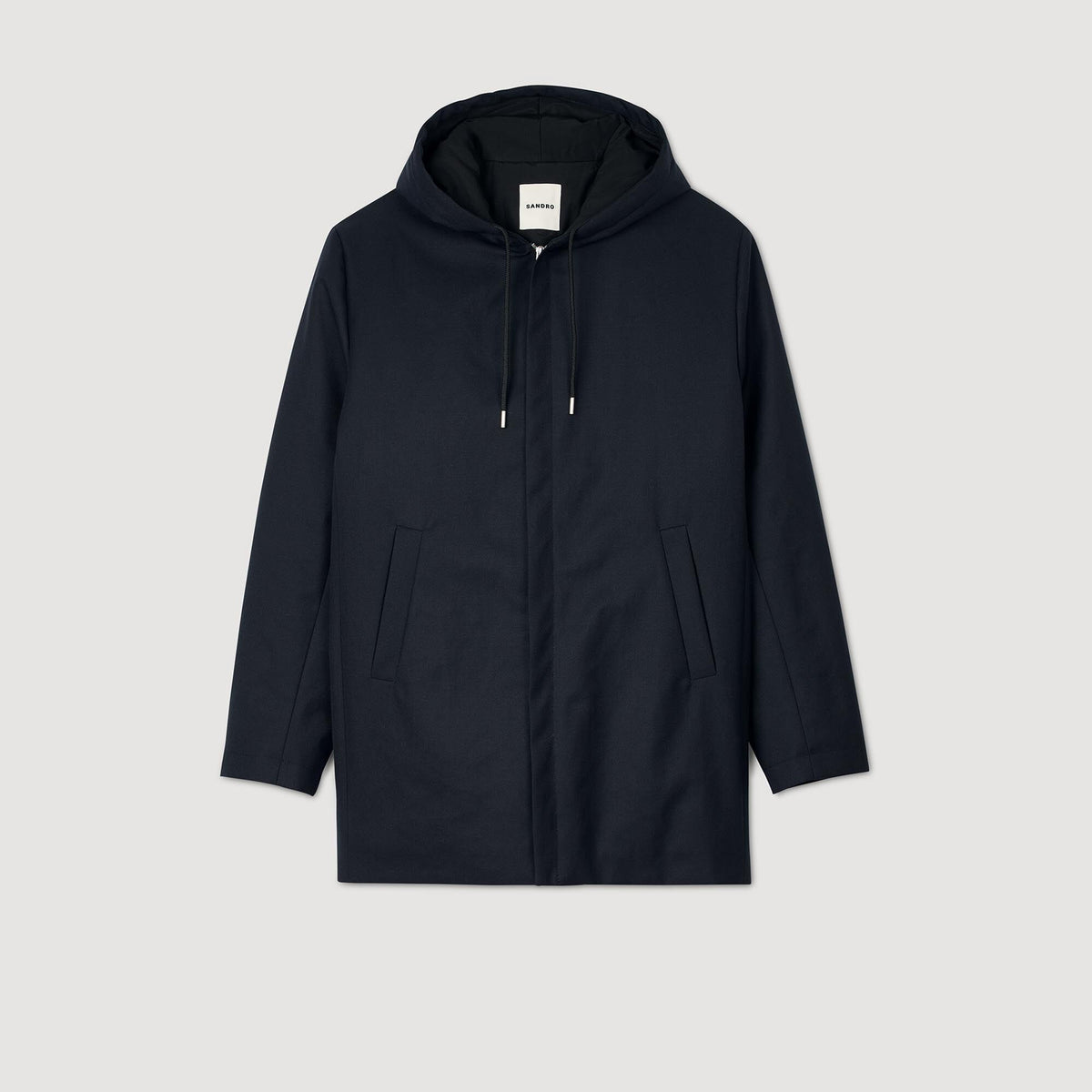 Hooded parka with zip | Sandro