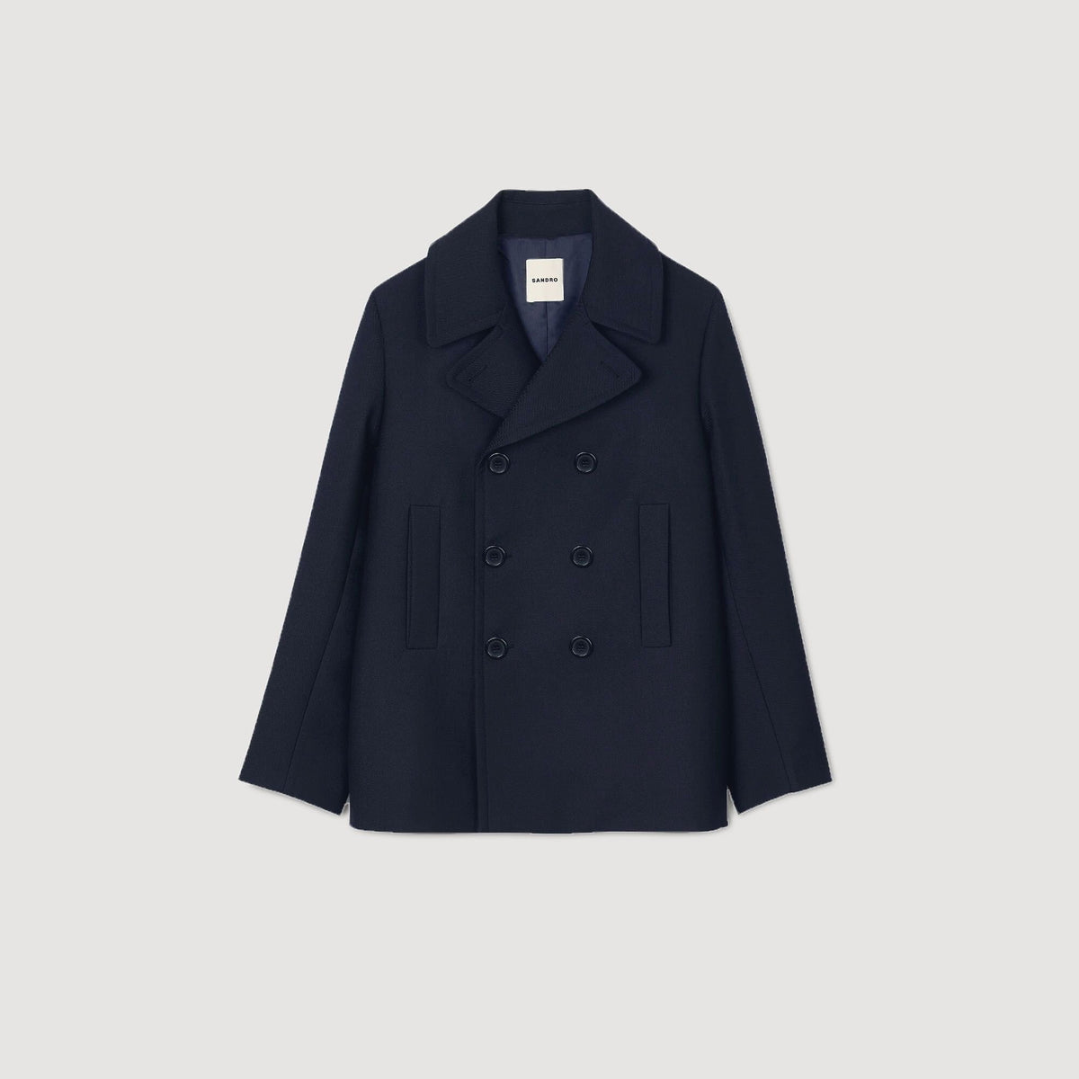 Wool blend peacoat | Sandro