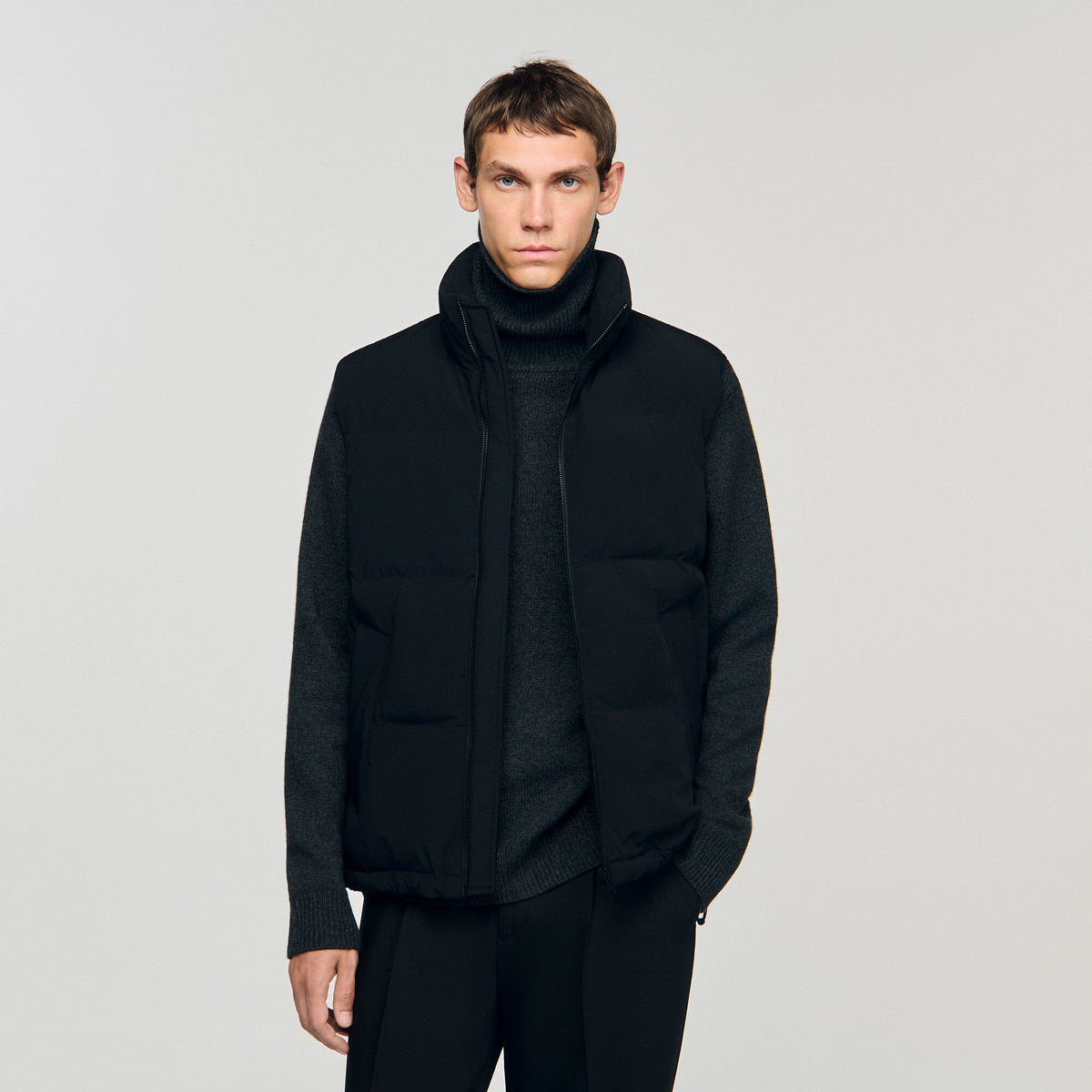 Sleeveless technical puffer | Sandro