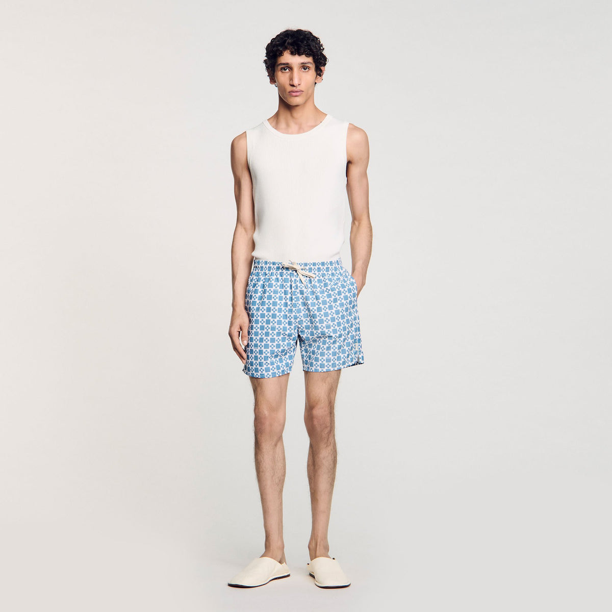 Square Cross swim shorts | Sandro