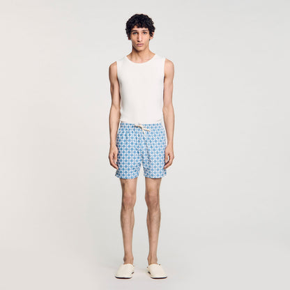 Square Cross swim shorts | Sandro