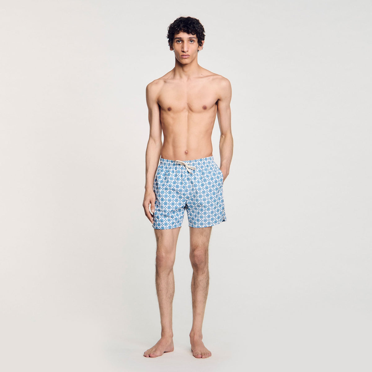 Square Cross swim shorts | Sandro