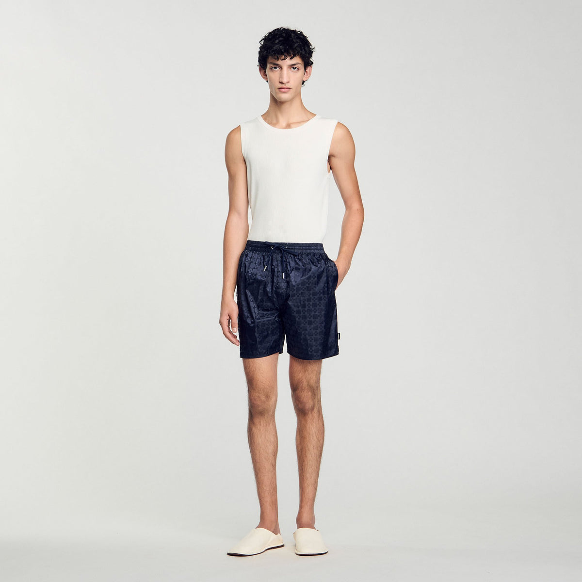 Square Cross swim shorts | Sandro