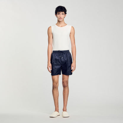 Square Cross swim shorts | Sandro