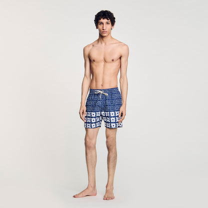 Floral print swim trunks | Sandro