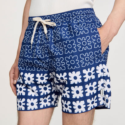 Floral print swim trunks | Sandro