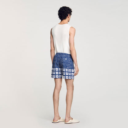 Floral print swim trunks | Sandro