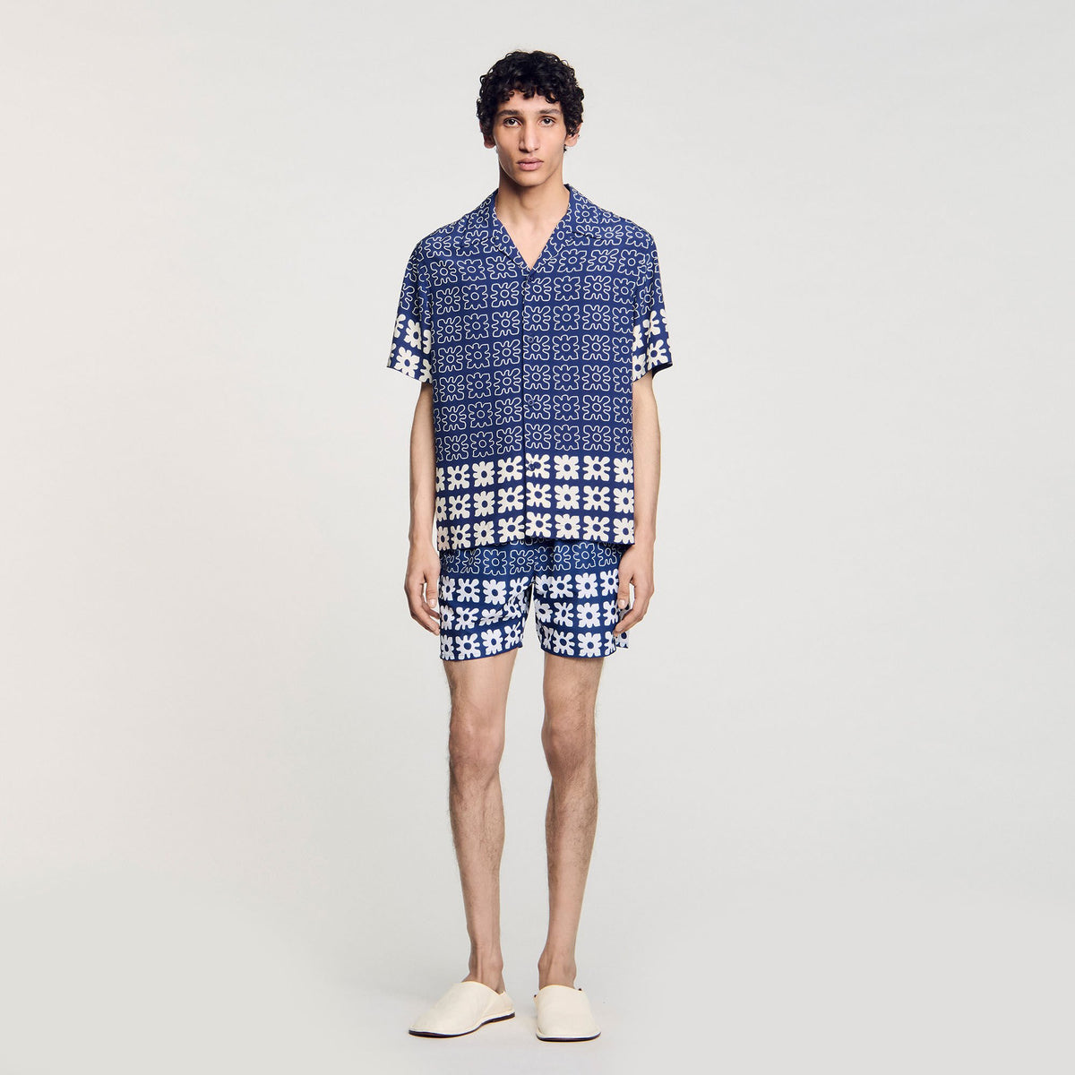 Floral print swim trunks | Sandro