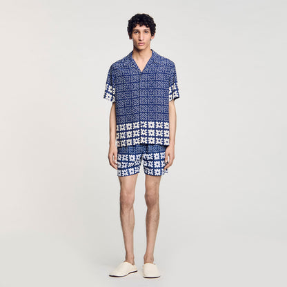 Floral print swim trunks | Sandro