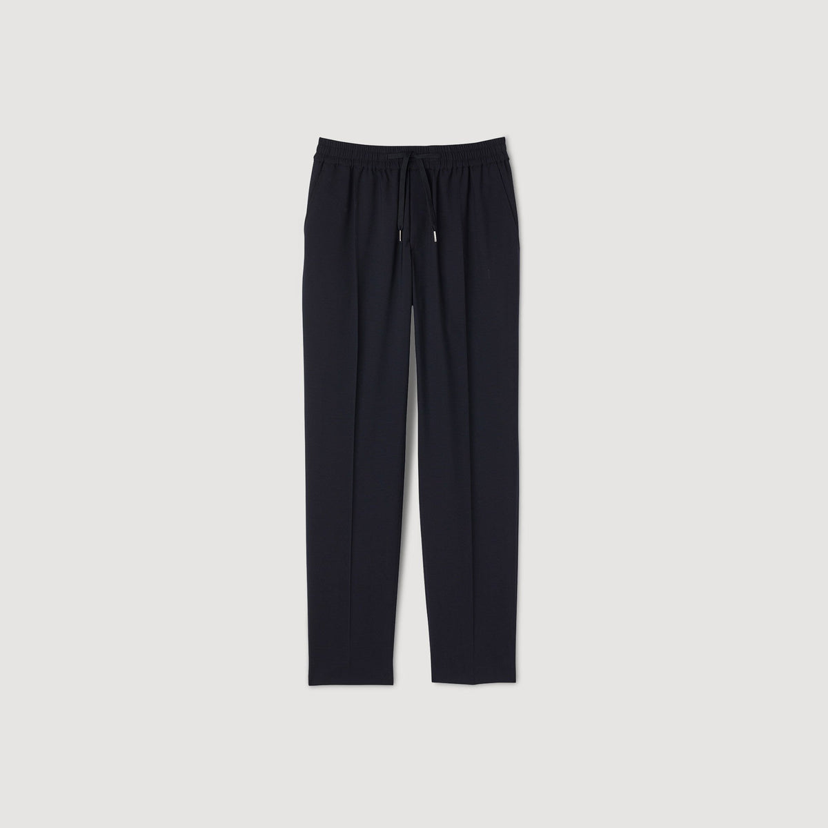 Elasticated straight-leg trousers | Sandro