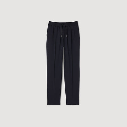 Elasticated straight-leg trousers | Sandro