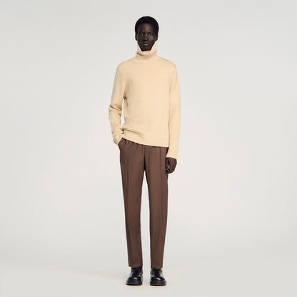 Elasticated straight-leg pants | Sandro
