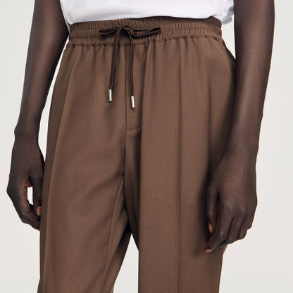 Elasticated straight-leg pants | Sandro