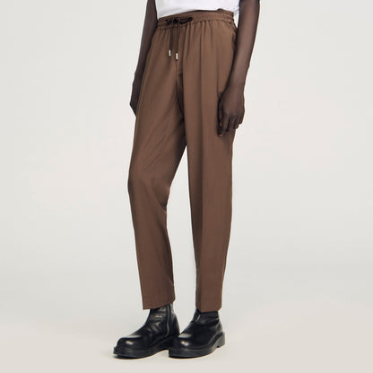 Elasticated straight-leg pants | Sandro