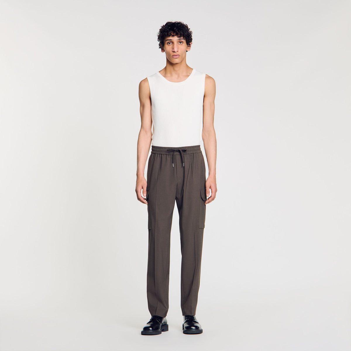 Elasticated cargo trousers | Sandro