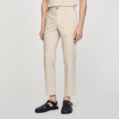 Cotton carrot-cut trousers | Sandro