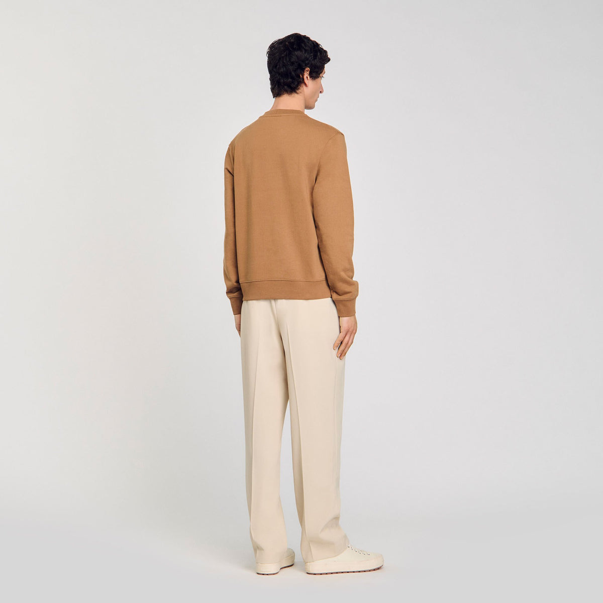 Sweatshirt with flower patch | Sandro