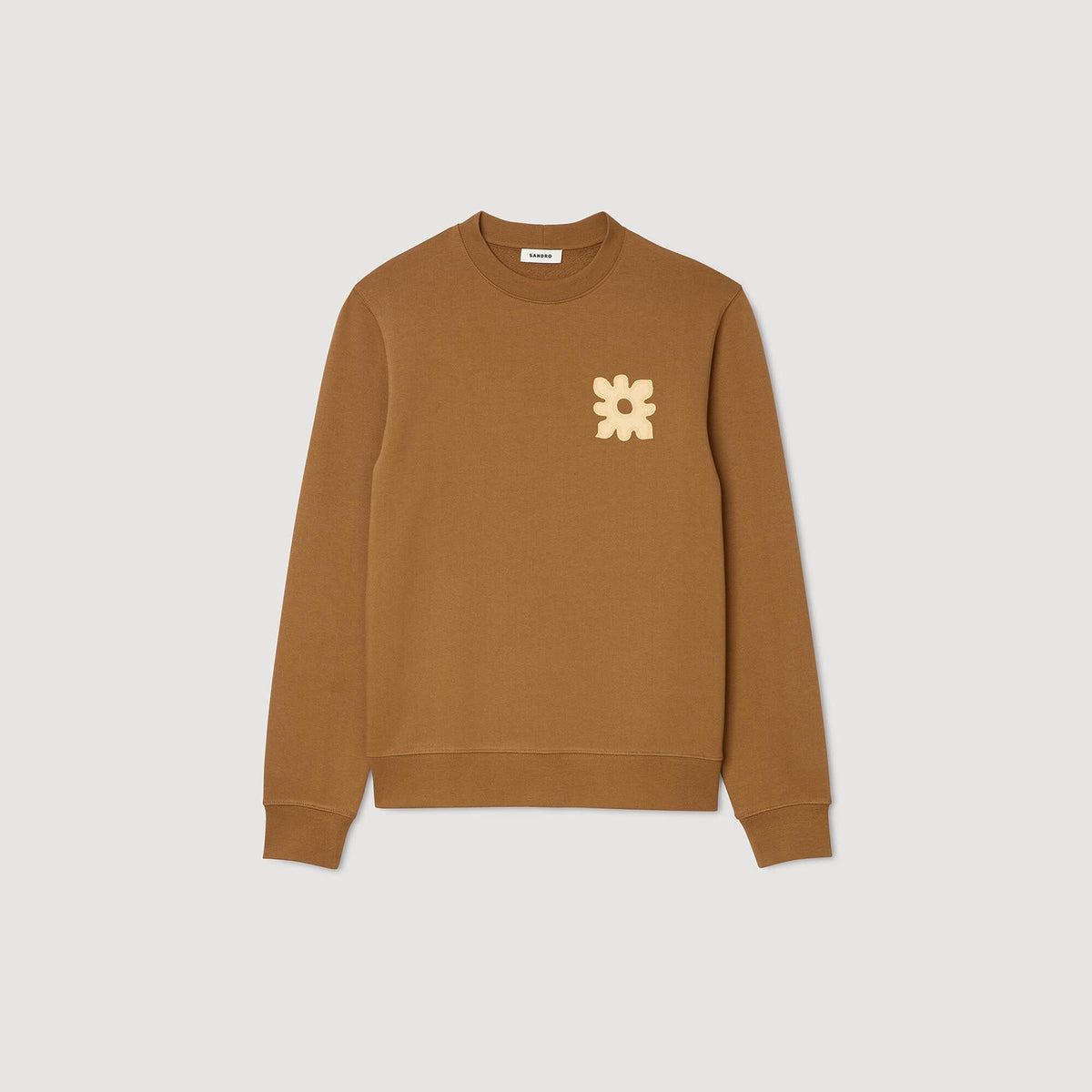 Sweatshirt with flower patch | Sandro