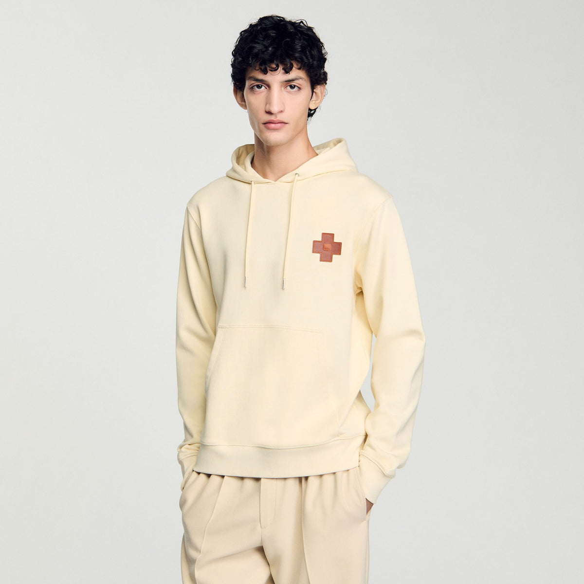 Square Cross sweatshirt | Sandro