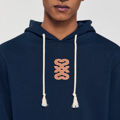 Leather patch sweatshirt | Sandro