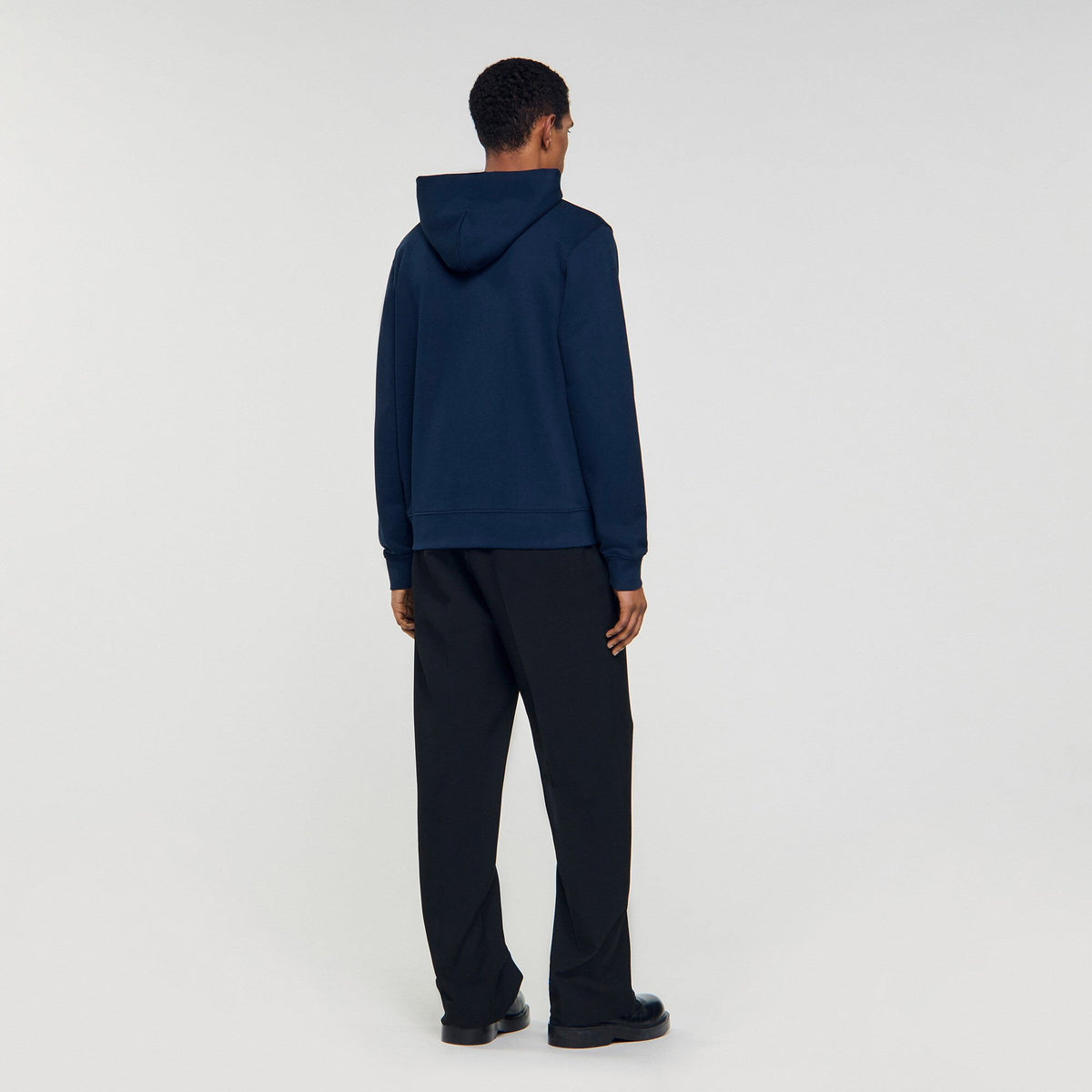 Leather patch sweatshirt | Sandro