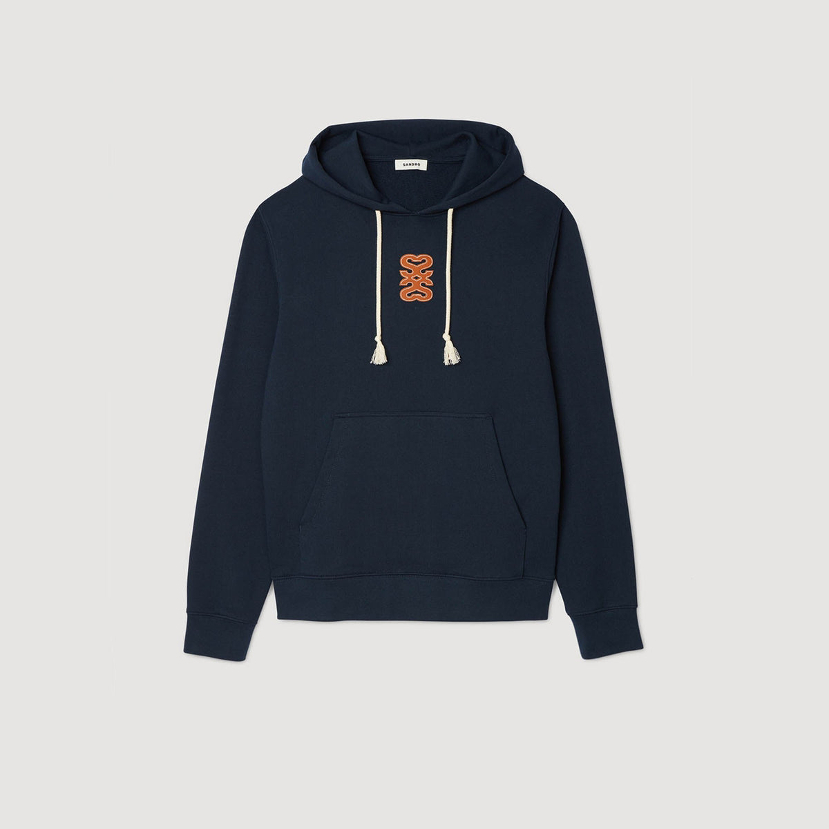 Leather patch sweatshirt | Sandro