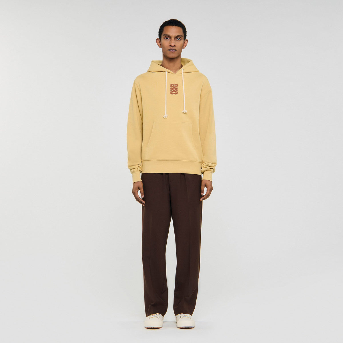 Leather patch sweatshirt | Sandro