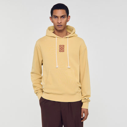 Leather patch sweatshirt | Sandro