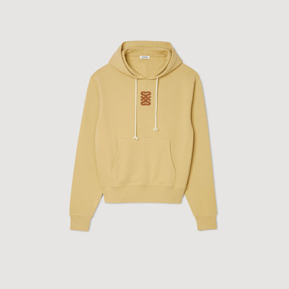 Leather patch sweatshirt | Sandro