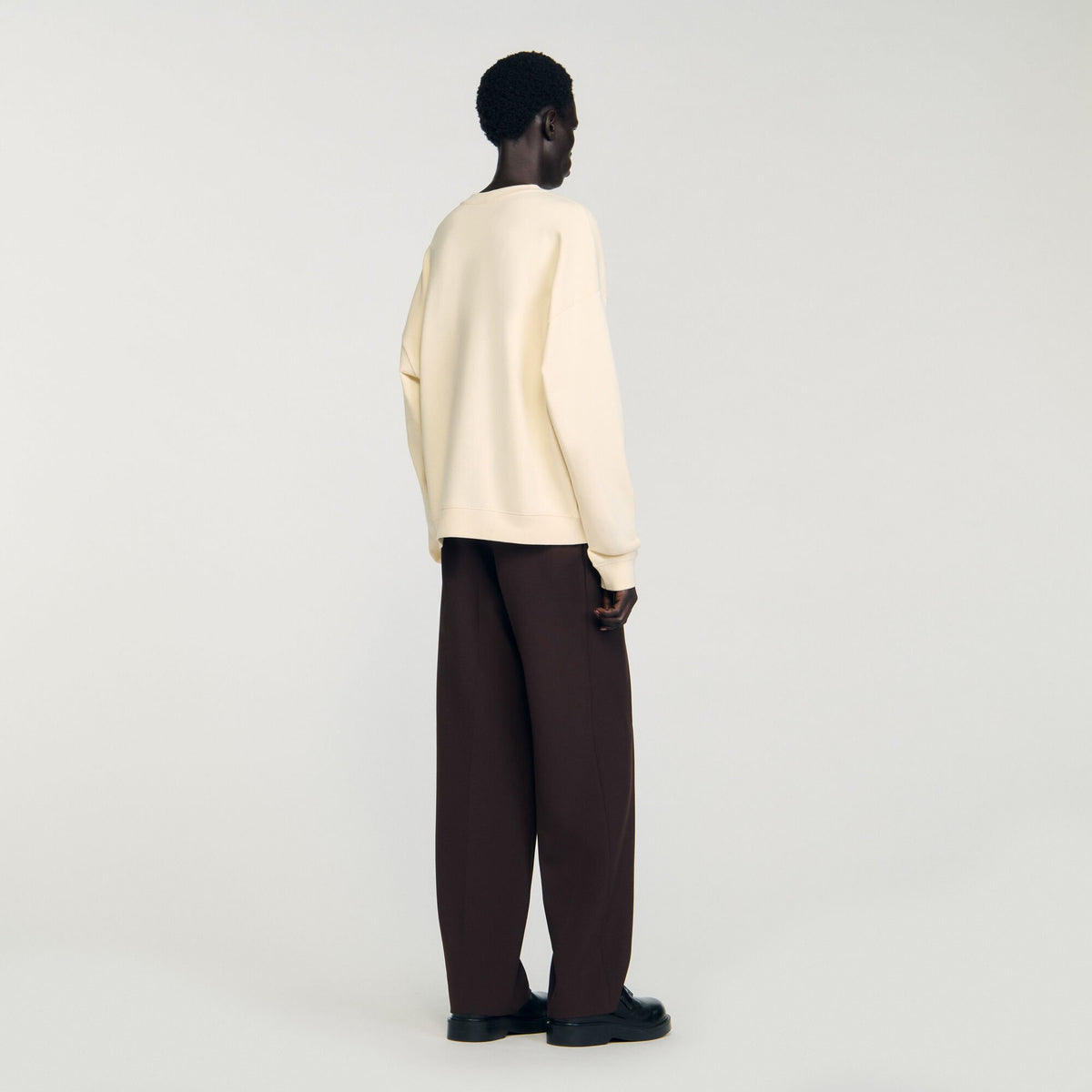 Sweatshirt with flower patch | Sandro