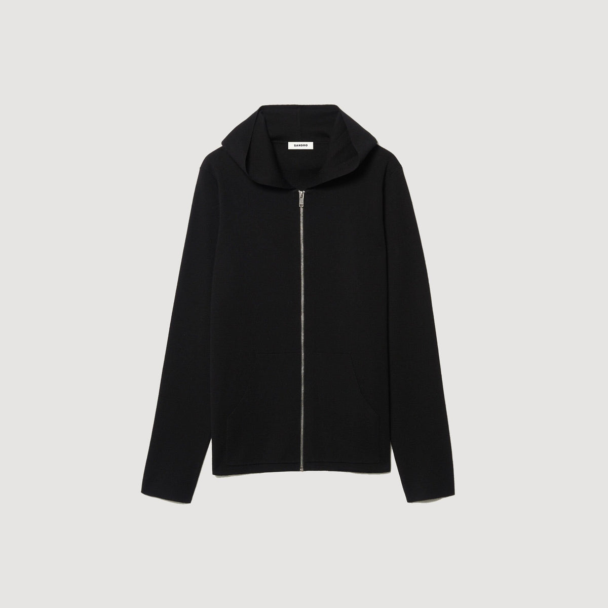Zipped cardigan with hood | Sandro