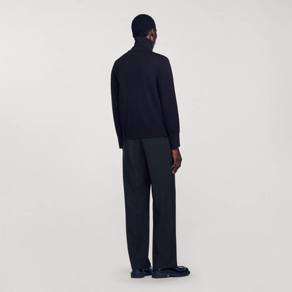 Zip-up wool cardigan | Sandro
