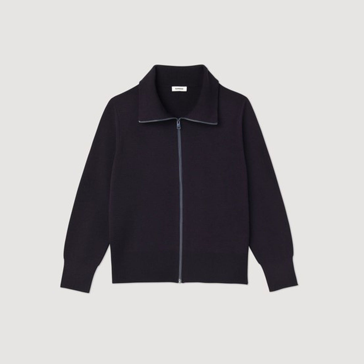 Zip-up wool cardigan | Sandro