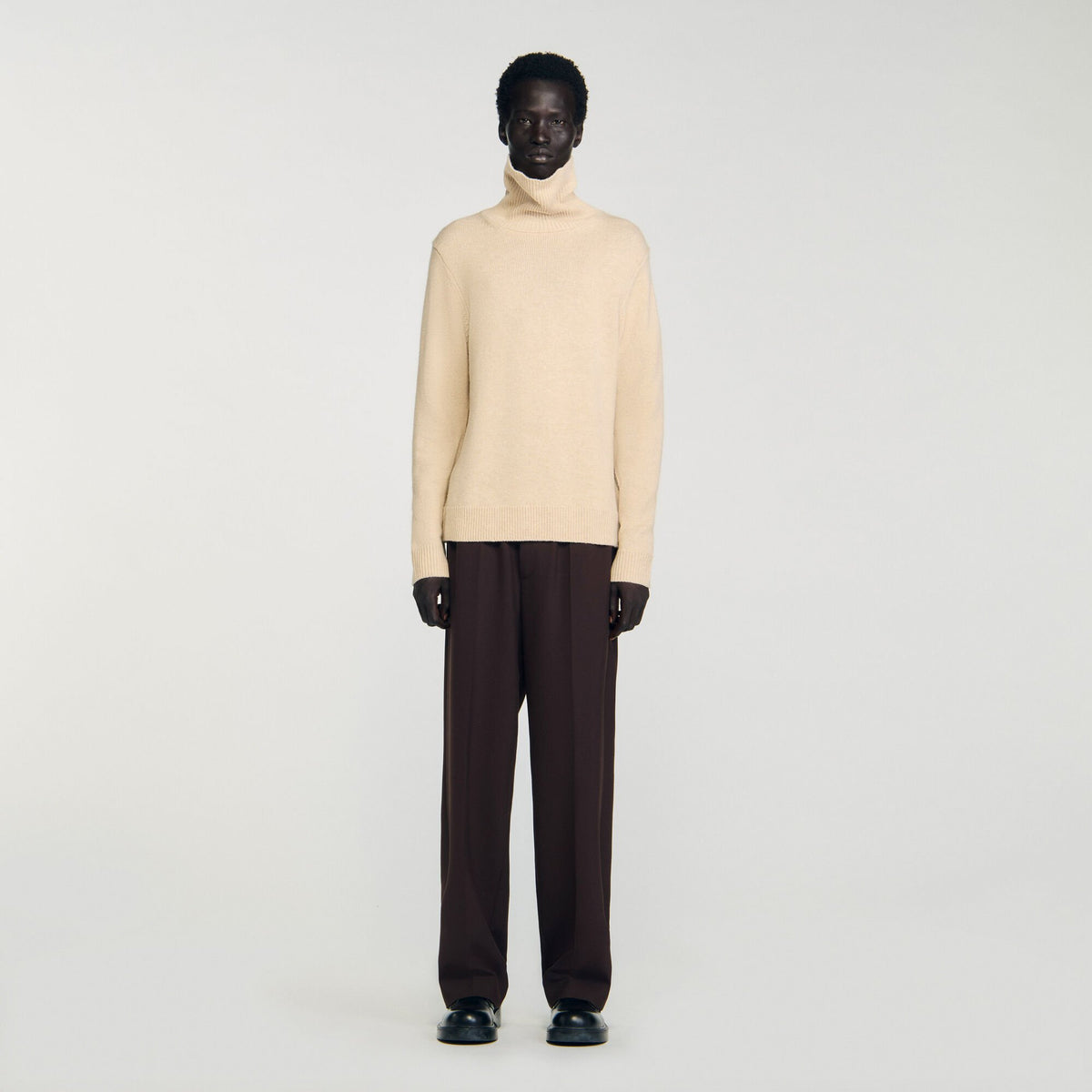 Wool and cashmere turtleneck | Sandro