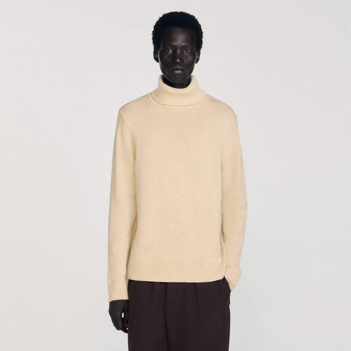 Wool and cashmere turtleneck | Sandro