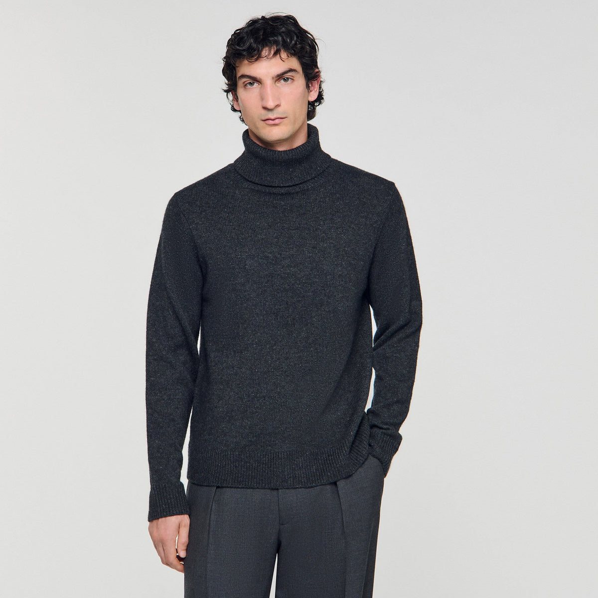 Wool and cashmere turtleneck | Sandro