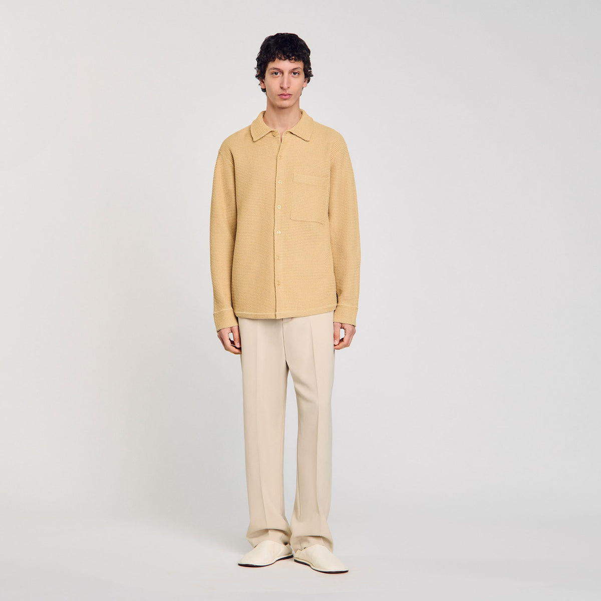 Oversized knit shirt | Sandro
