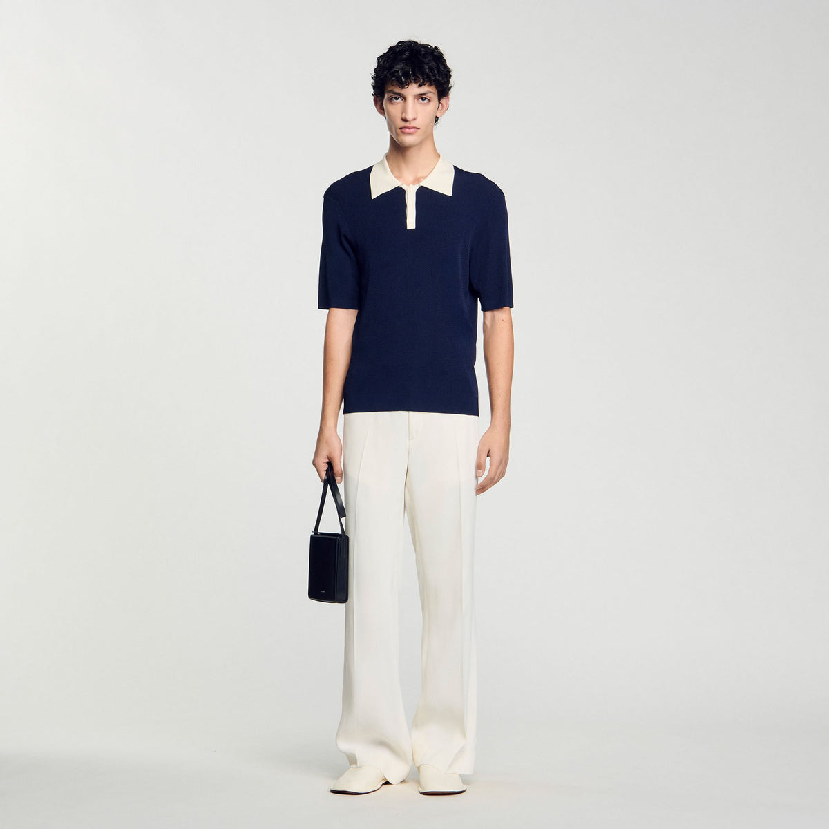 Two-tone polo shirt | Sandro