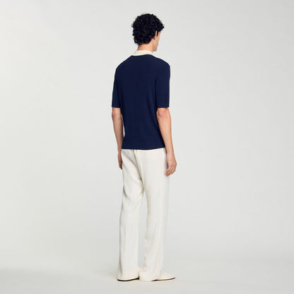 Two-tone polo shirt | Sandro